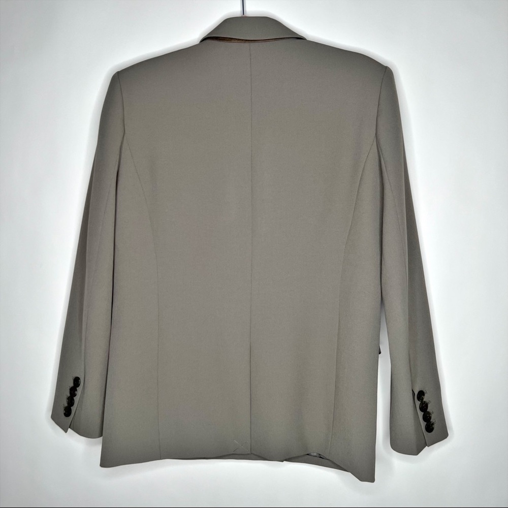 Babaton Watson Blazer Double Breasted Gray Relaxed Fit Aritzia Neutral Size XS - Picture 9 of 16
